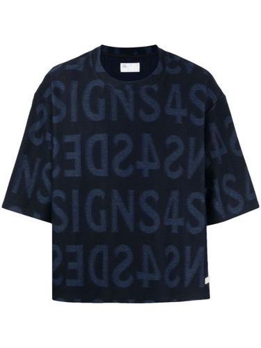 T-shirt en coton à logo imprimé - 4SDESIGNS - Modalova