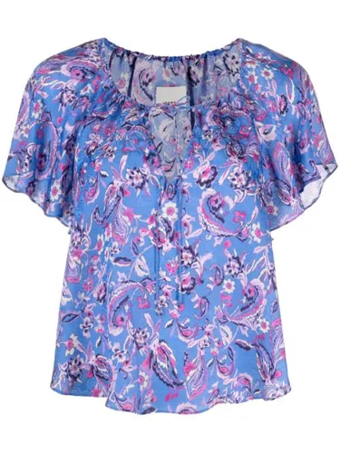Blouse Penelope à fleurs - ISABEL MARANT - Modalova