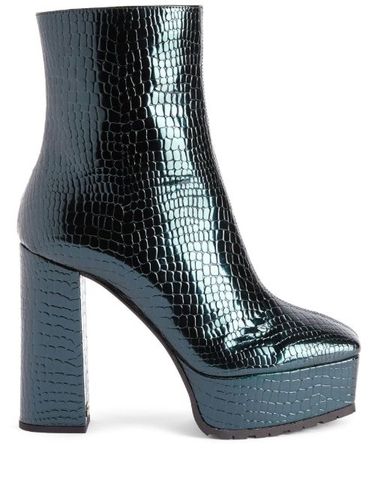 Bottes Morgana à effet peau de crocodile 120 mm - Giuseppe Zanotti - Modalova