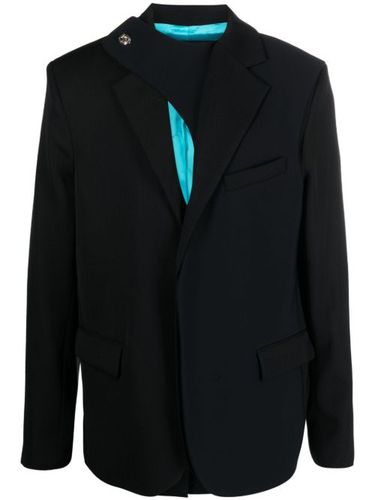 Blazer en laine vierge à simple boutonnage - Botter - Modalova