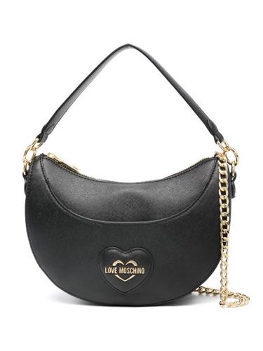 Sac porté épaule cœur à patch logo - Love Moschino - Modalova