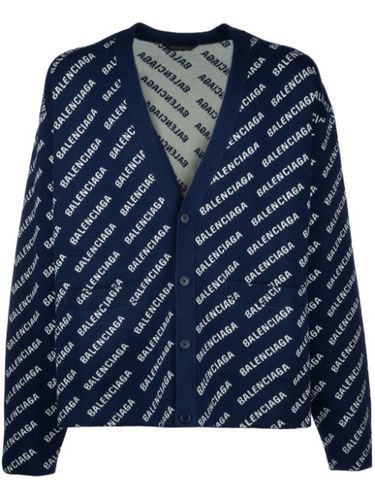 Cardigan à logo imprimé - Balenciaga - Modalova