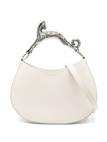 Sac cabas en cuir à anse biseautée - Lanvin - Modalova