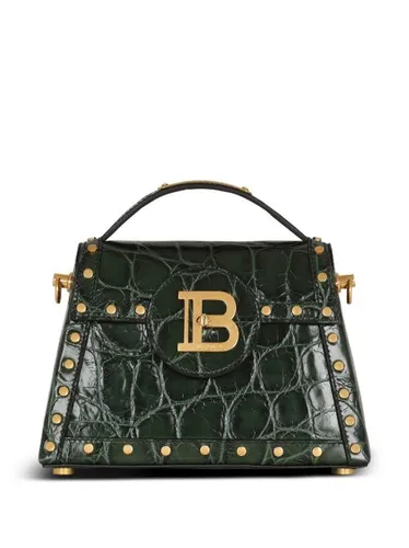 Sac porté épaule B-Buzz à effet peau de crocodile - Balmain - Modalova