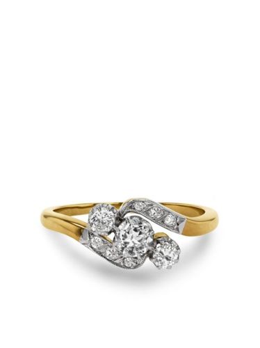 Bague en 18ct pavée de diamants - Pragnell Vintage - Modalova