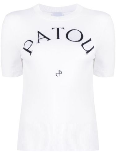 Haut en maille à logo jacquard - Patou - Modalova
