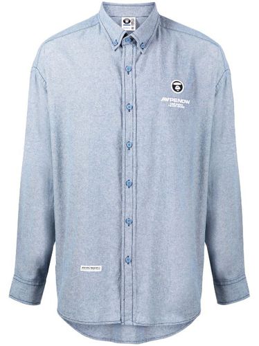 Chemise en coton à logo brodé - AAPE BY *A BATHING APE® - Modalova