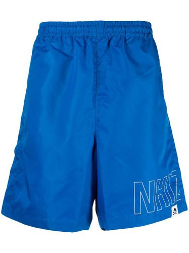 Izzue short à logo imprimé - Bleu - izzue - Modalova