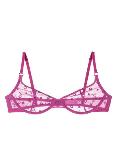 Soutien-gorge à logo brodé - Fleur Du Mal - Modalova