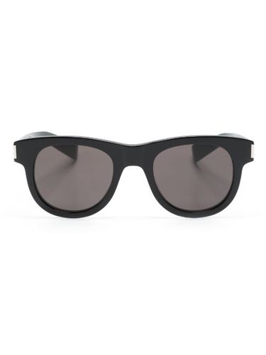 Lunettes de soleil SL 571 à monture ronde - Saint Laurent Eyewear - Modalova