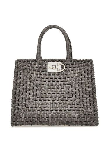 Sac à main Studio Box médium à logo - Ferragamo - Modalova