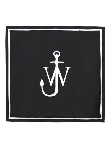 Foulard en soie à logo imprimé - JW Anderson - Modalova