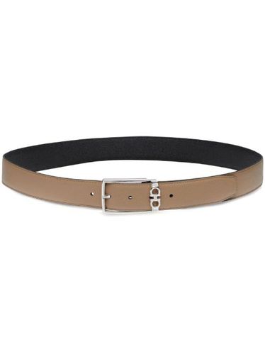 Ceinture Gancini à design réversible - Ferragamo - Modalova