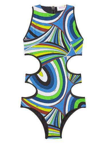 Maillot de bain imprimé à découpes - PUCCI - Modalova