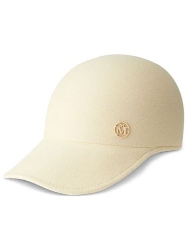 Casquette en laine à plaque logo - Maison Michel - Modalova