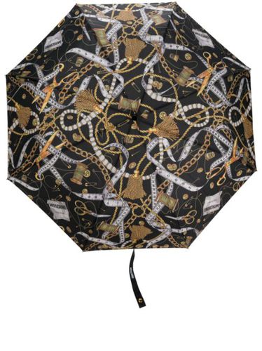 Parapluie à imprimé graphique - Moschino - Modalova