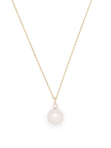 Collier en 14ct pavé de diamants à perle - Mateo - Modalova