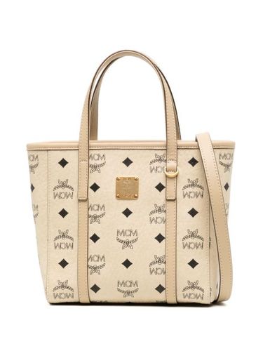 Mini sac cabas Aren à imprimé monogrammé - MCM - Modalova