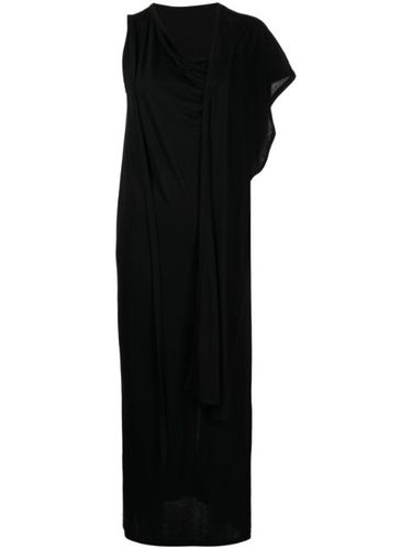 Robe longue asymétrique à design drapé - Yohji Yamamoto - Modalova