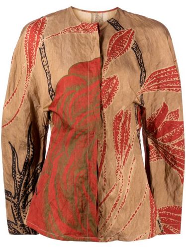 Blouse fleurie à manches longues - Uma Wang - Modalova