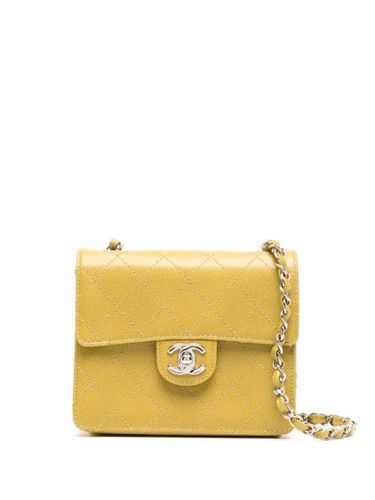 Mini sac porté épaule Classic Flap à design carré (1998) - CHANEL Pre-Owned - Modalova