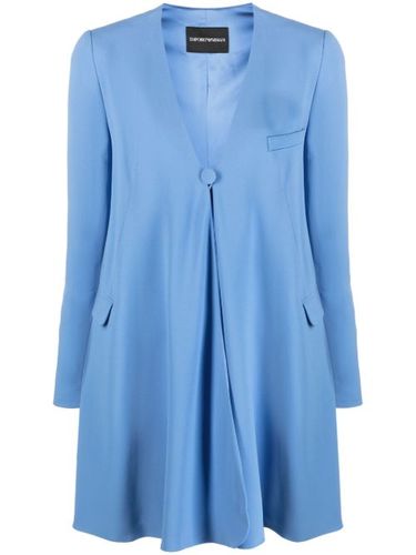 Blazer oversize à simple boutonnage - Emporio Armani - Modalova