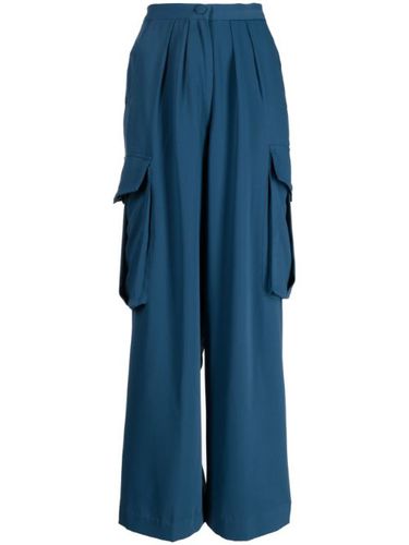 Pantalon en crêpe Blue Delfin à poches cargo - Bambah - Modalova