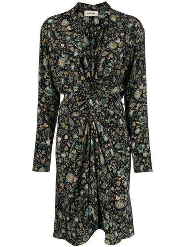 Robe mi-longue Rozo à fleurs - Zadig&Voltaire - Modalova