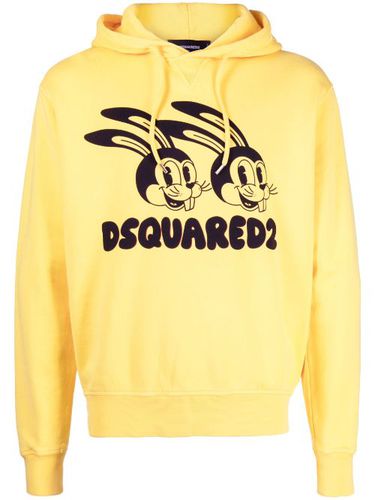 Hoodie en coton à logo imprimé - DSQUARED2 - Modalova