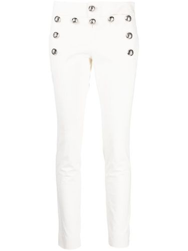 Pantalon slim à boutons décoratifs - Gucci - Modalova