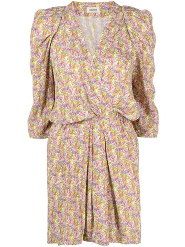 Robe courte à fleurs - Zadig&Voltaire - Modalova