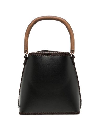 Sac cabas Drew en cuir - Noir - MORE IS LOVE - Modalova