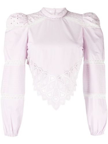 Blouse Hito à détails de perforations - LoveShackFancy - Modalova