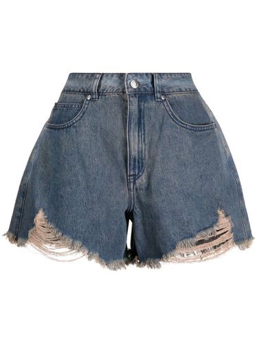 Short en jean à effet usé - izzue - Modalova