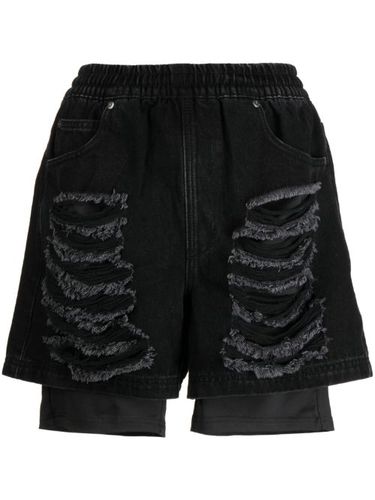 Short en jean à effet usé - izzue - Modalova