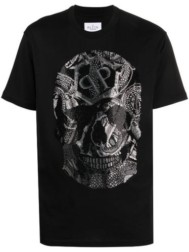 T-shirt SS Snake à col rond - Philipp Plein - Modalova