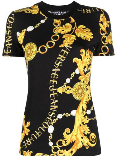 T-shirt imprimé à manches courtes - Versace Jeans Couture - Modalova