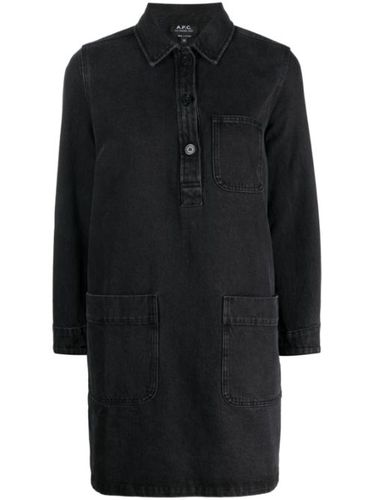 A.P.C. robe Aurelia en jean - Noir - A.P.C. - Modalova