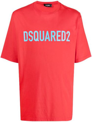 T-shirt en coton à logo imprimé - DSQUARED2 - Modalova