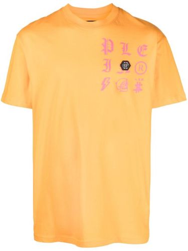 T-shirt en coton à patch logo - Philipp Plein - Modalova