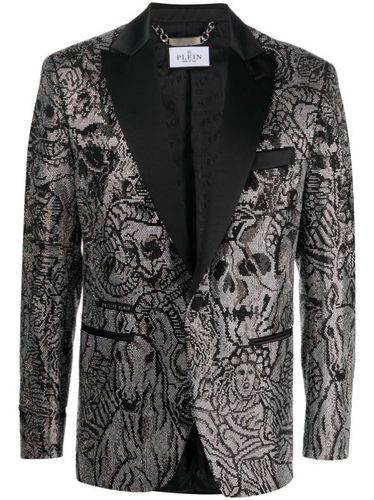 Blazer à logo Lord Fit floqué - Philipp Plein - Modalova