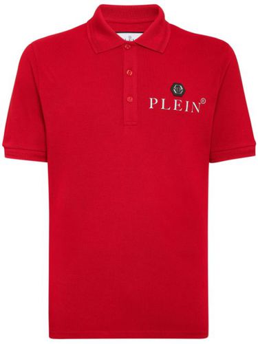 Polo en coton piqué à logo Iconic - Philipp Plein - Modalova