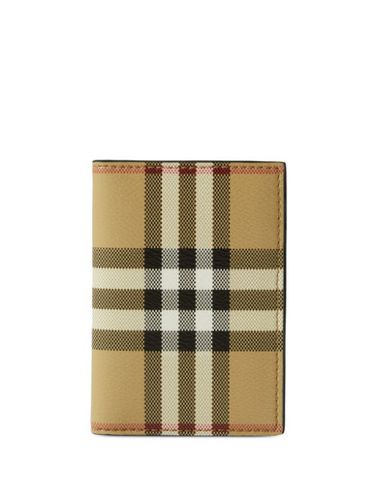 Portefeuille pliant à motif Vintage Check - Burberry - Modalova