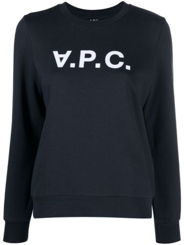 Sweat en coton à logo imprimé - A.P.C. - Modalova