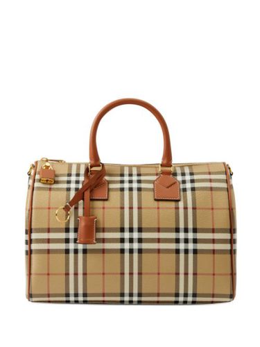 Sac fourre-tout à carreaux - Burberry - Modalova