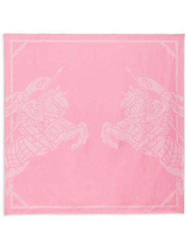 Foulard en soie Equestrian Knight - Burberry - Modalova