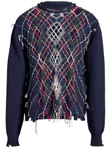 Pull en maille intarsia - Maison Margiela - Modalova