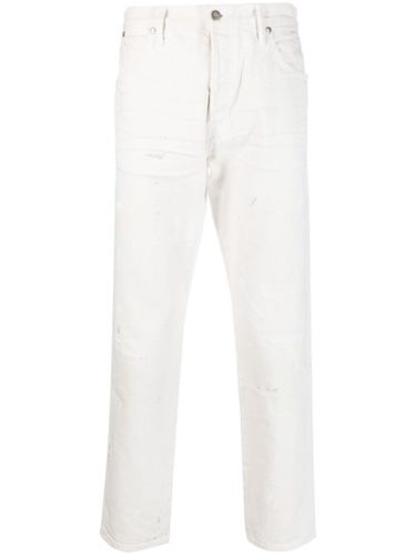 Jean droit à effet usé - TOM FORD - Modalova