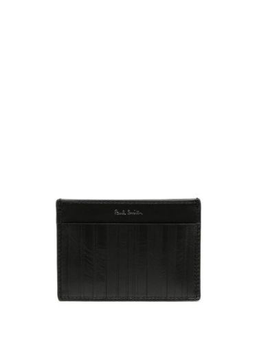 Porte-cartes Shadow-Stripe en cuir - Paul Smith - Modalova