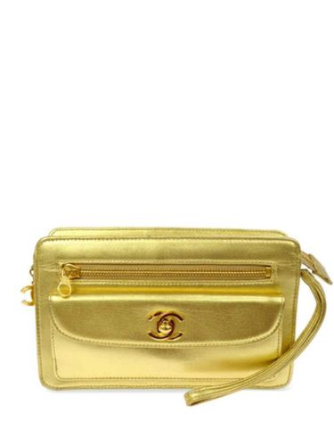 Pochette à logo CC (1997) - CHANEL Pre-Owned - Modalova